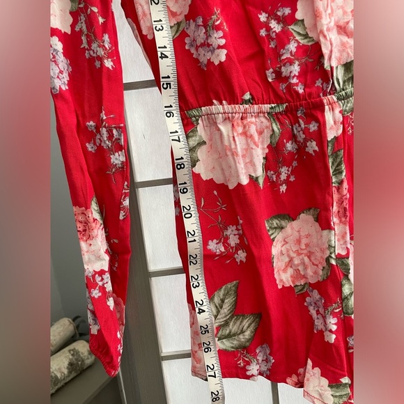 Long Sleeve Floral Romper - Size US S - Picture 8 of 16